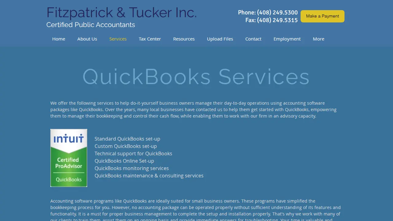 Fitzpatrick & Tucker Inc page