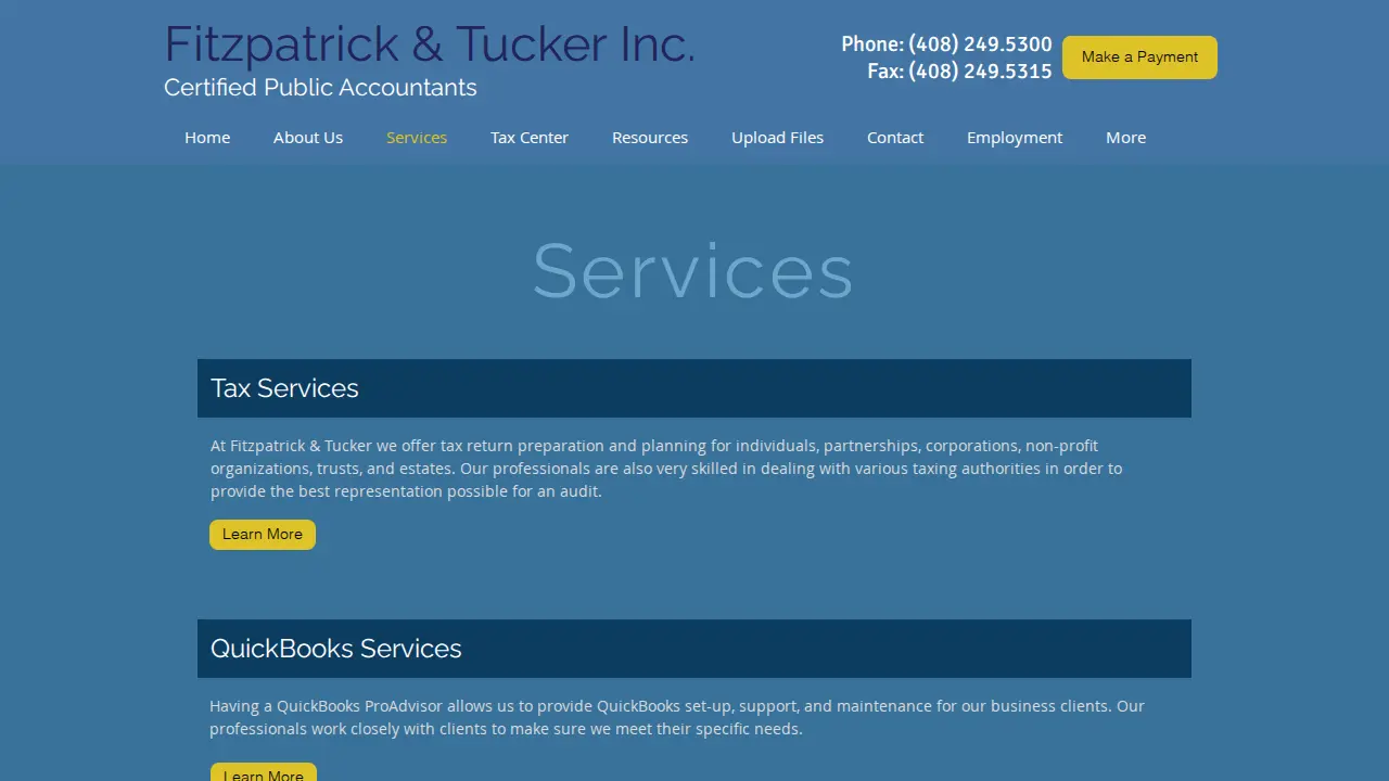 Fitzpatrick & Tucker Inc page