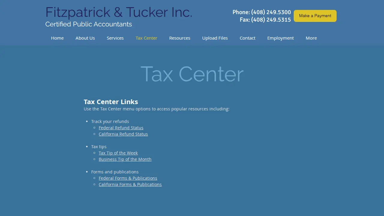 Fitzpatrick & Tucker Inc page