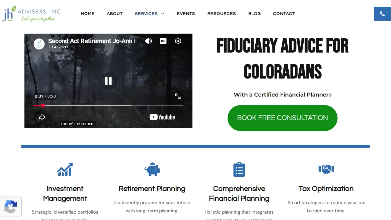 JH Advisers With FUEL Financial page