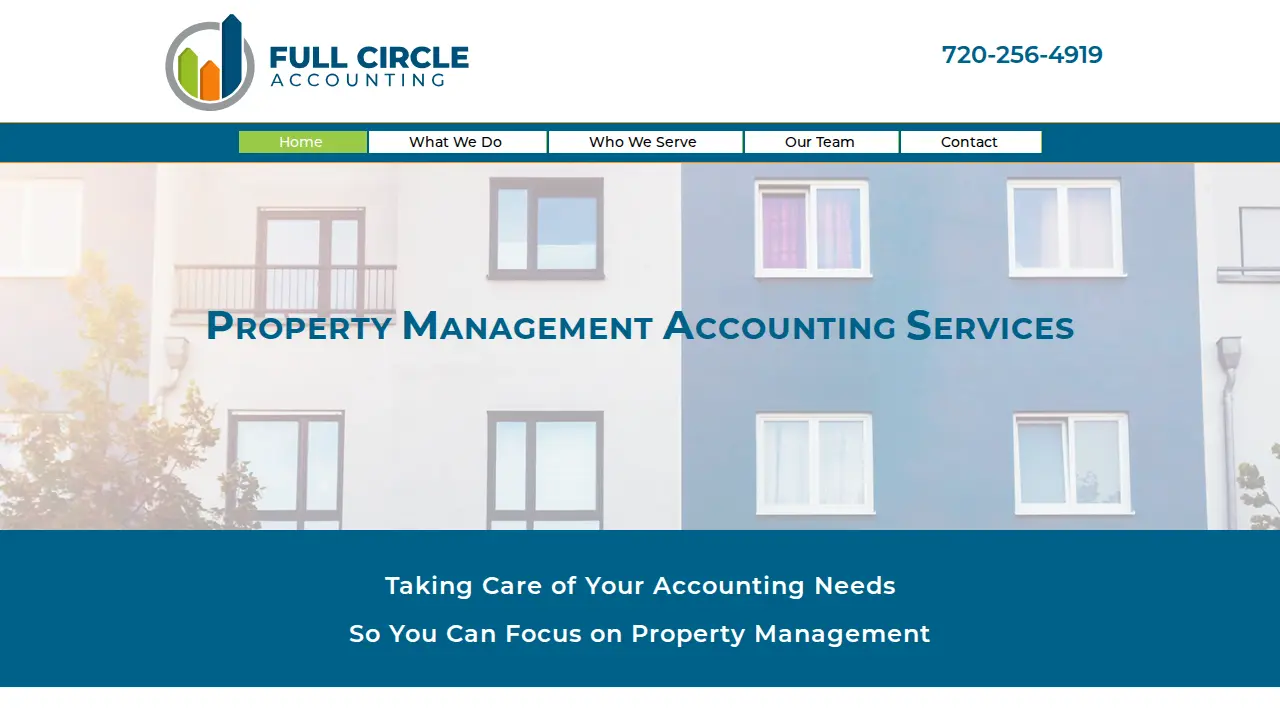 Full Circle Accounting website
