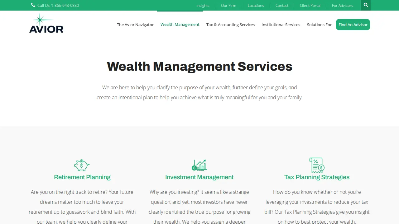 Avior Wealth Management (previously Fullen Financial) page