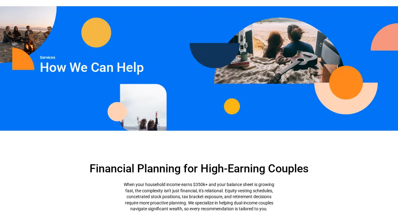Fyooz Financial Planning page