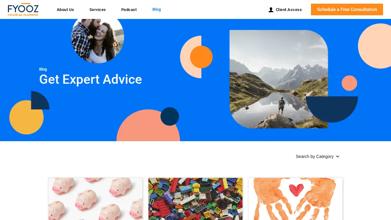 Fyooz Financial Planning page