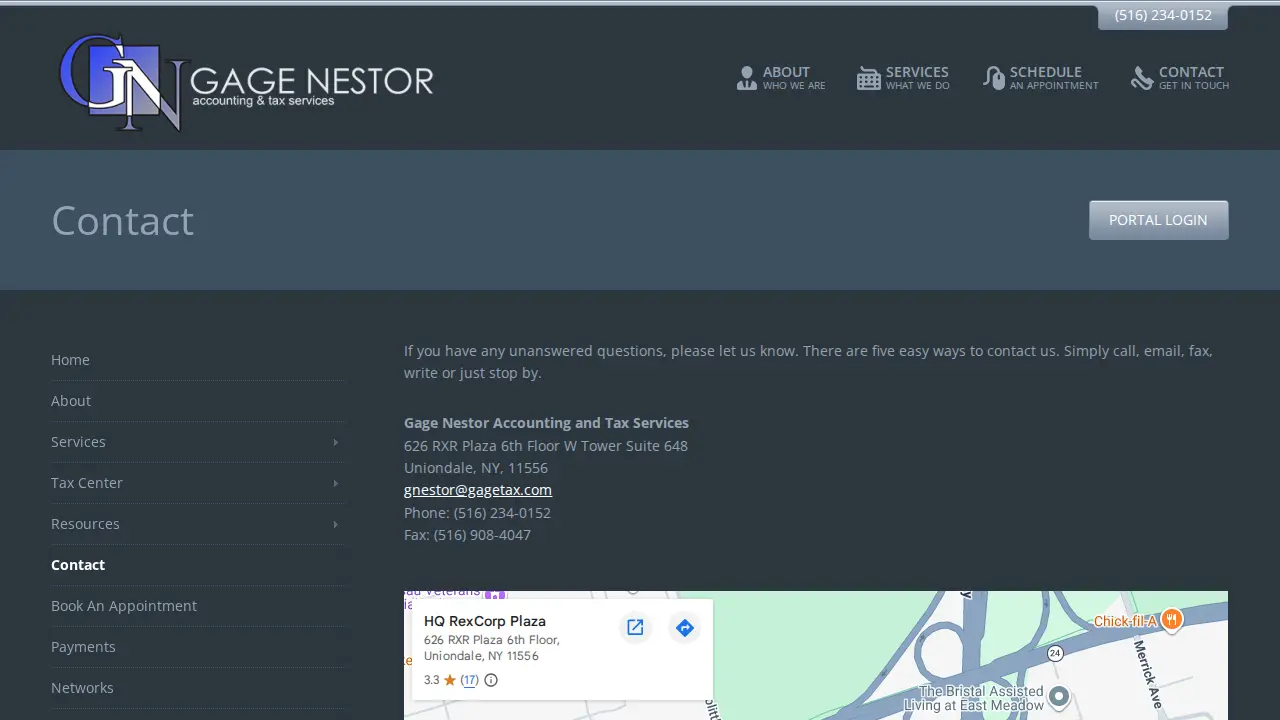 Gage Nestor Accounting and Tax Services page