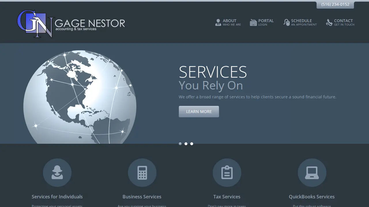 Gage Nestor Accounting and Tax Services page