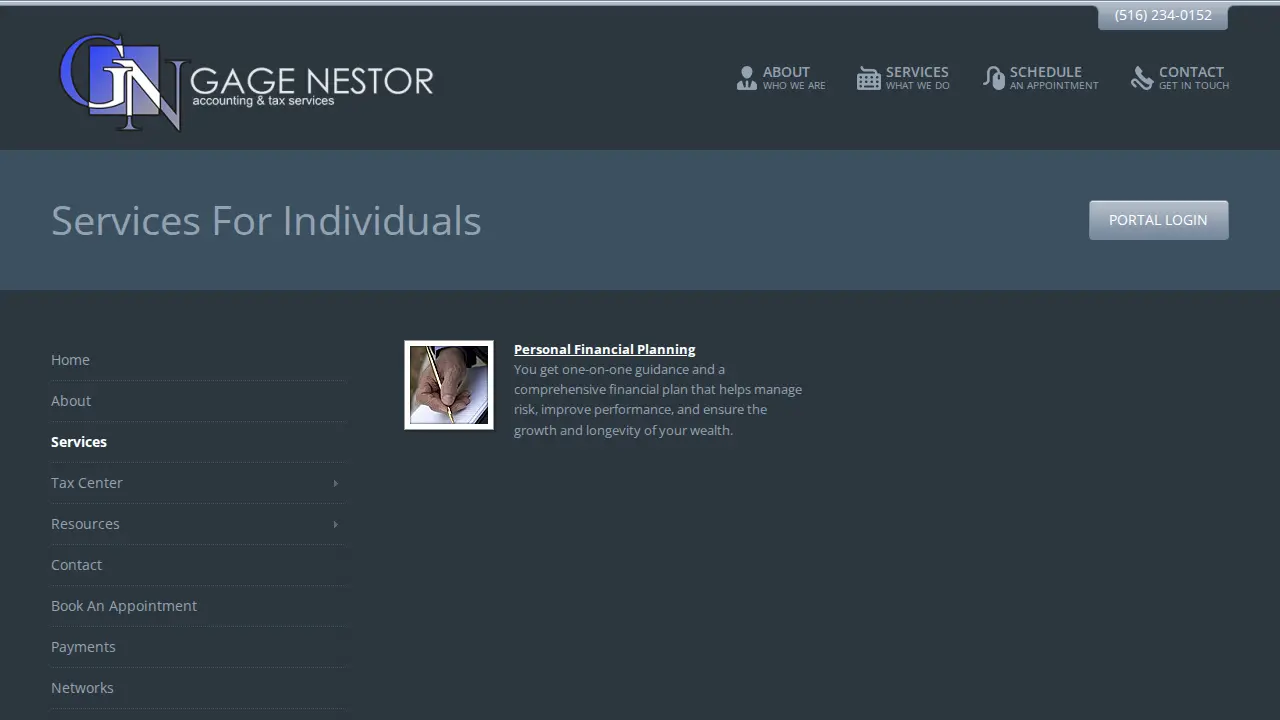 Gage Nestor Accounting and Tax Services page