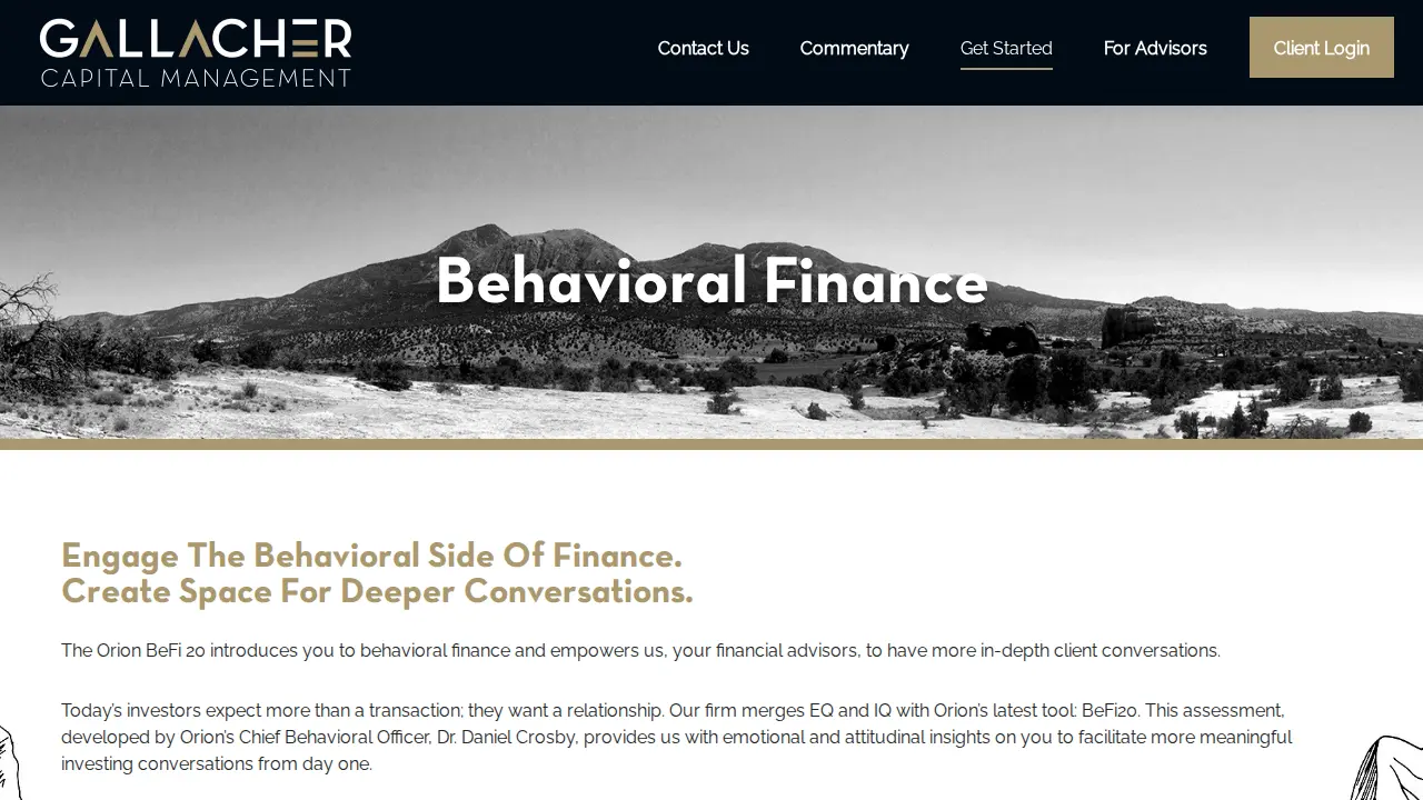 Gallacher Capital Management page
