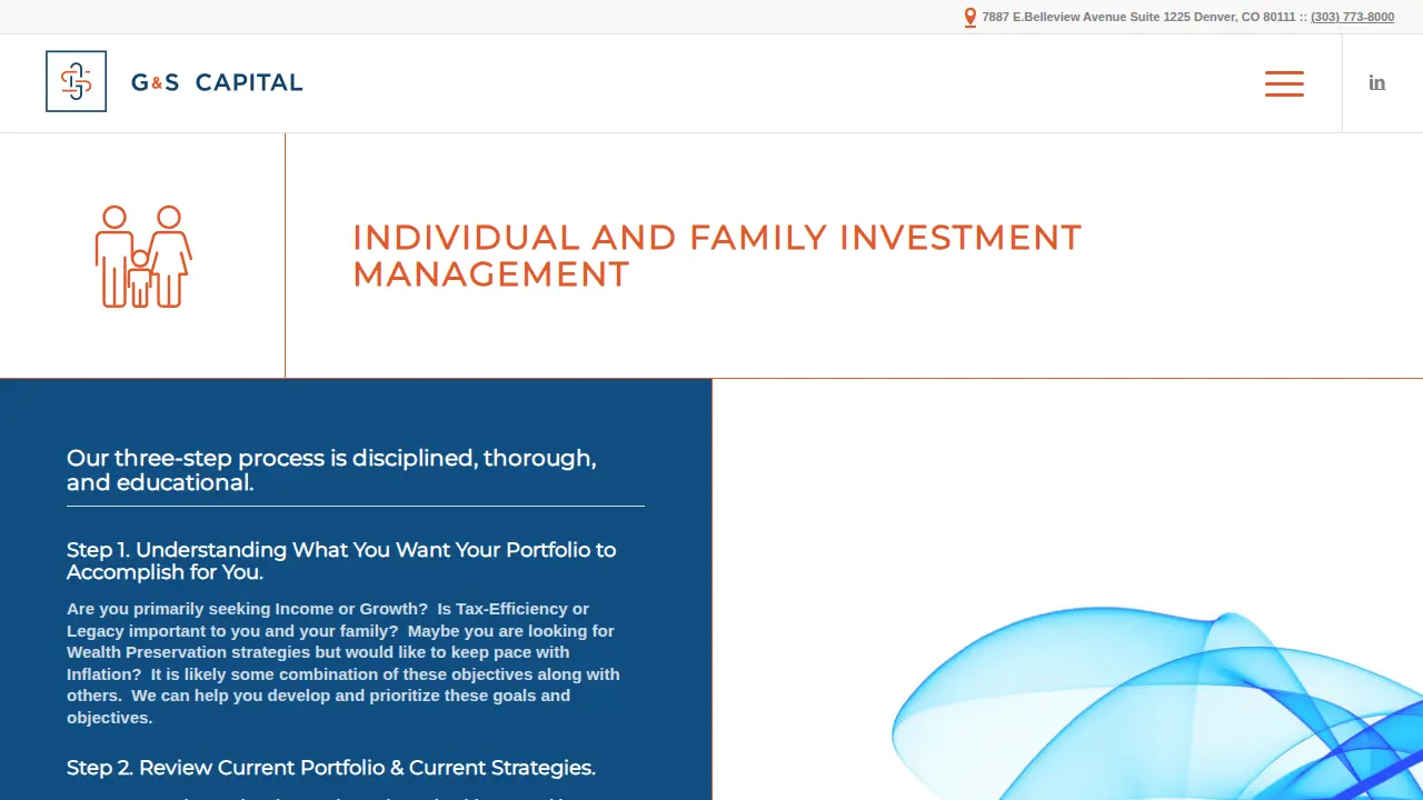 G&S Capital page