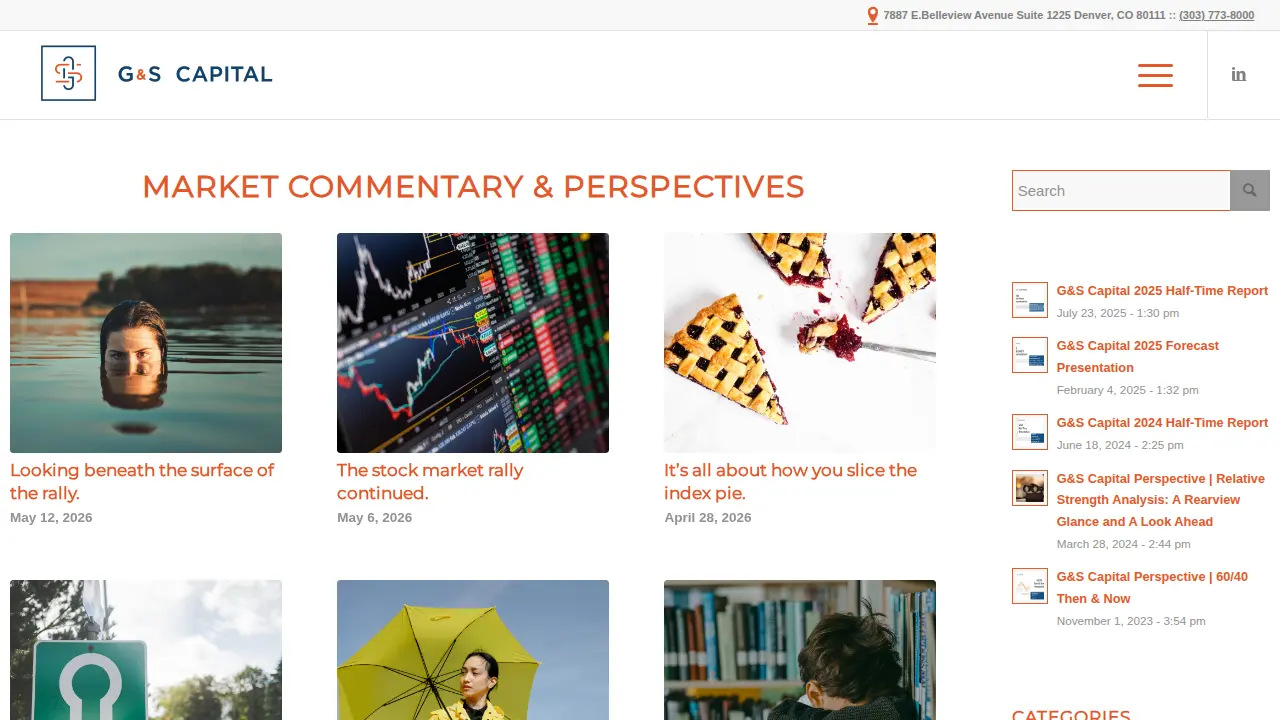 G&S Capital page