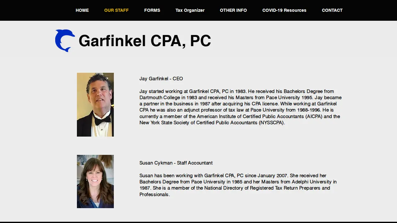 Garfinkel CPA, PC page