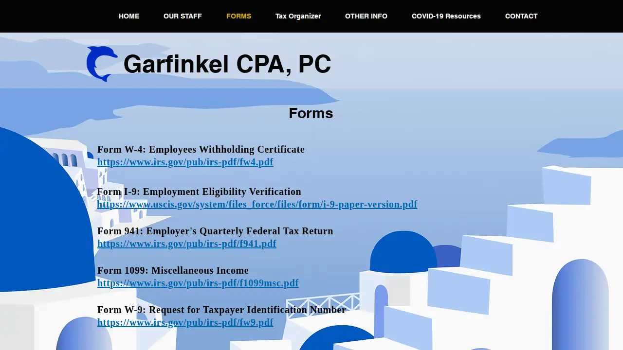 Garfinkel CPA, PC page