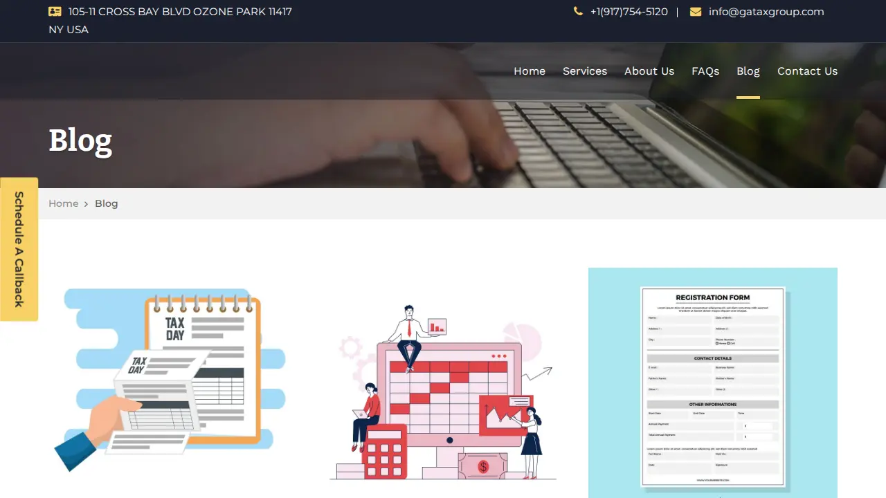 GA Tax Group LLC page
