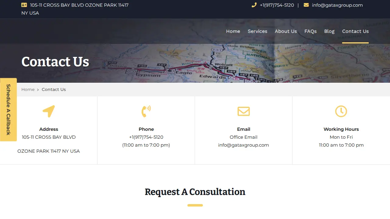 GA Tax Group LLC page