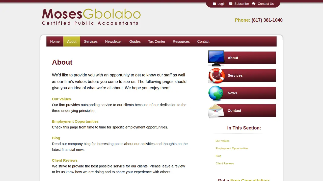 moses gbolabo page
