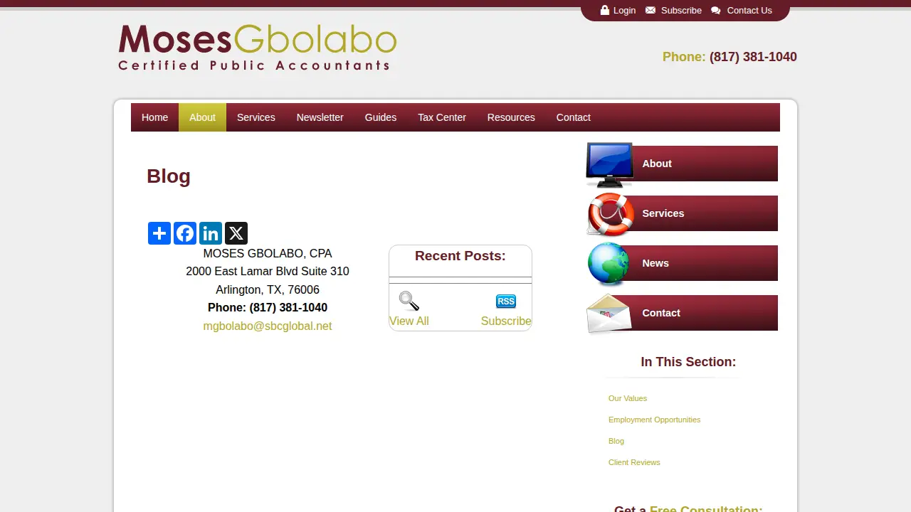 moses gbolabo page