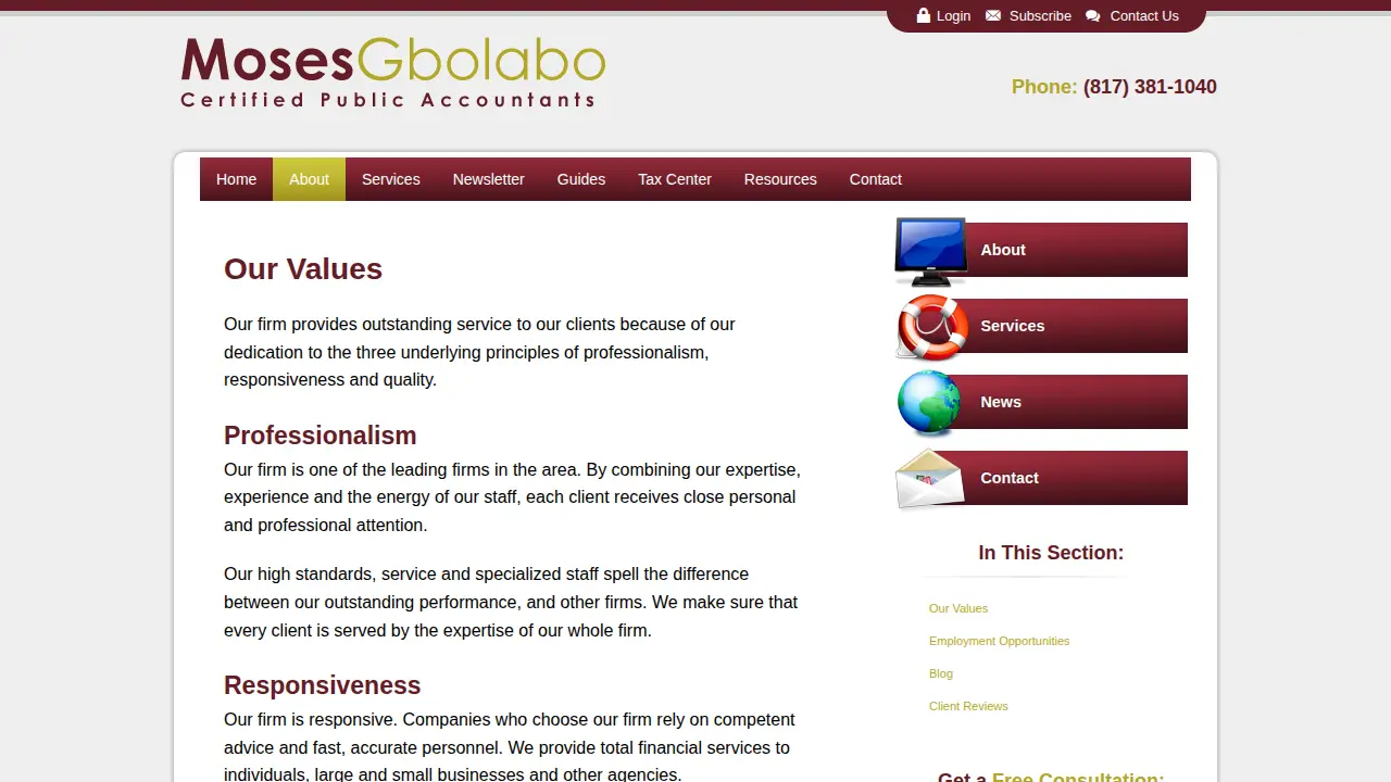 moses gbolabo page