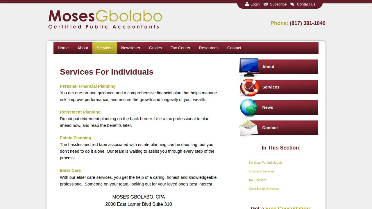 moses gbolabo page