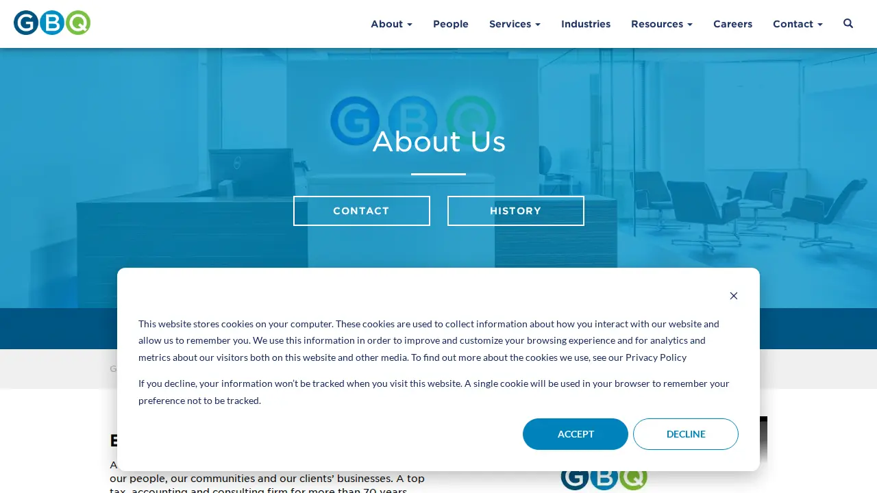 GBQ page