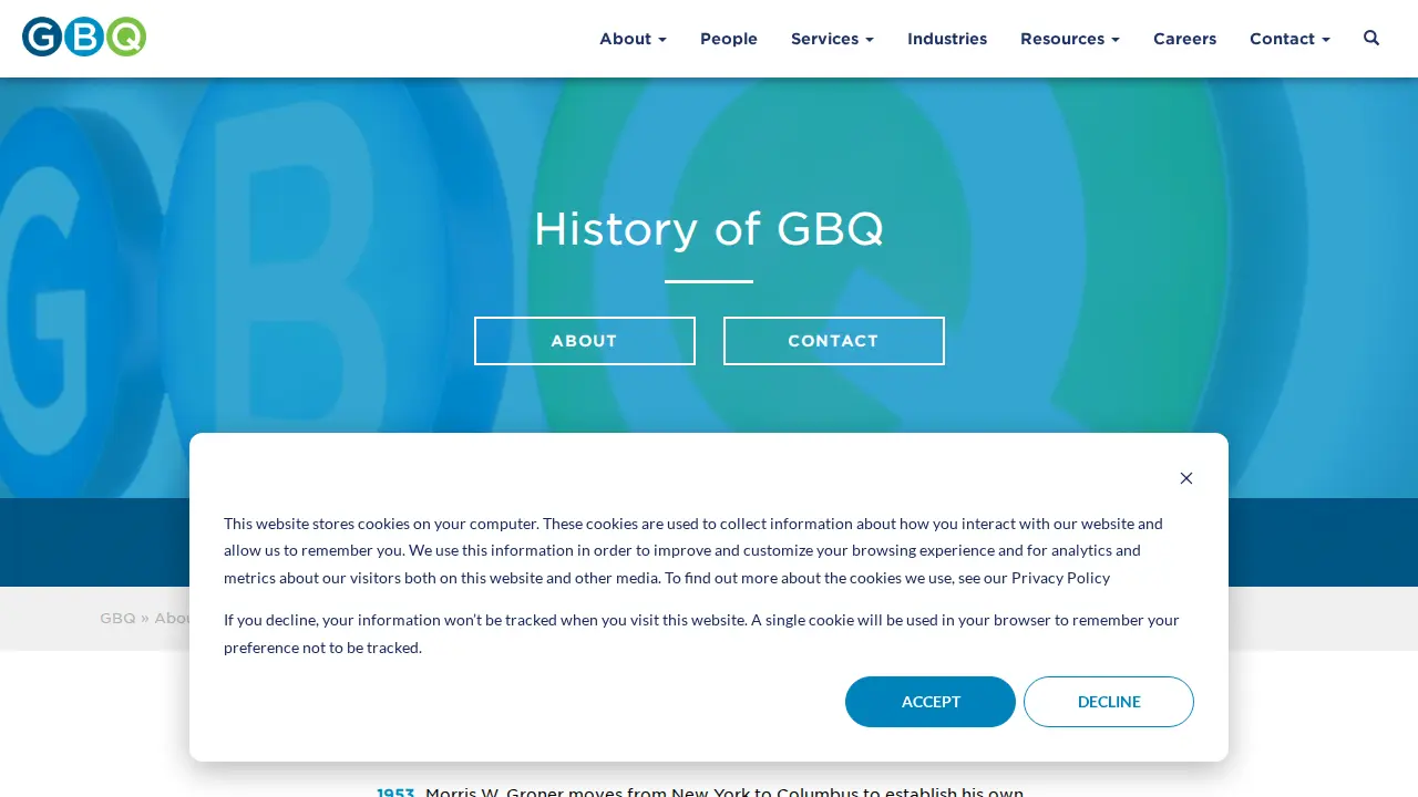 GBQ page