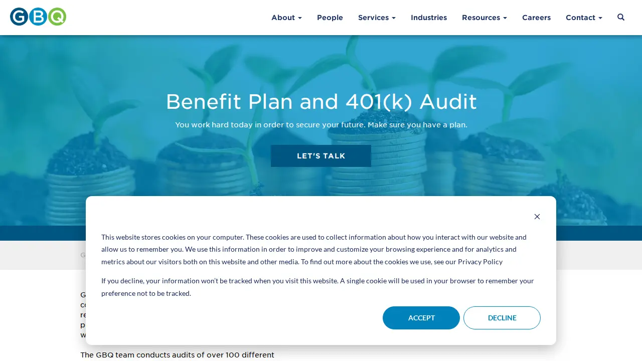 GBQ page