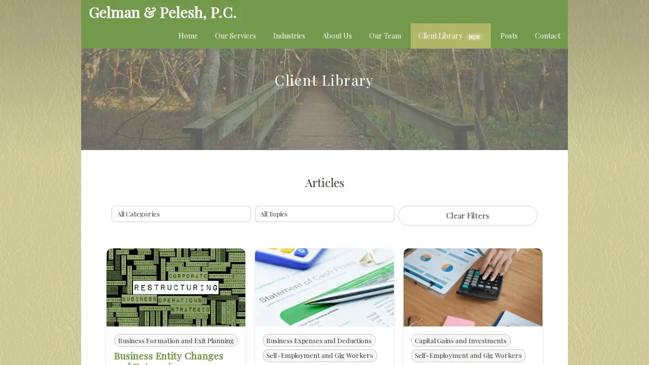 Gelman & Pelesh page
