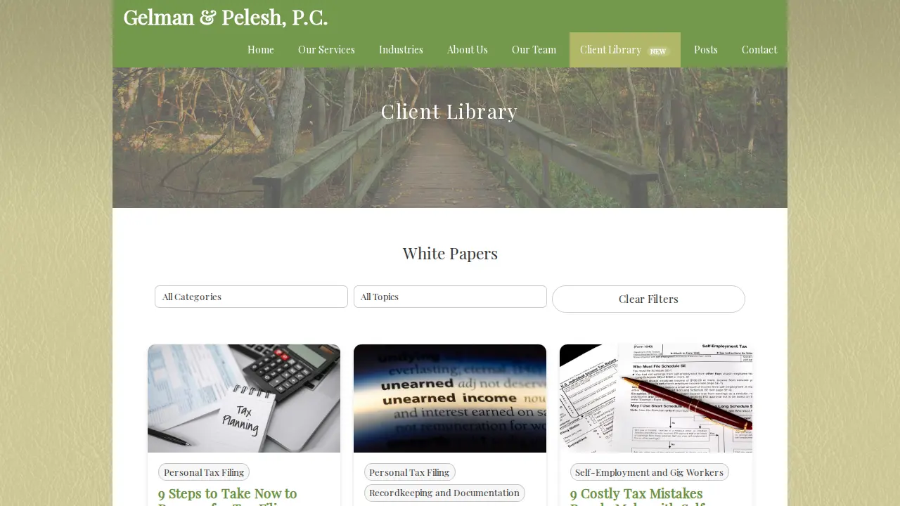 Gelman & Pelesh page