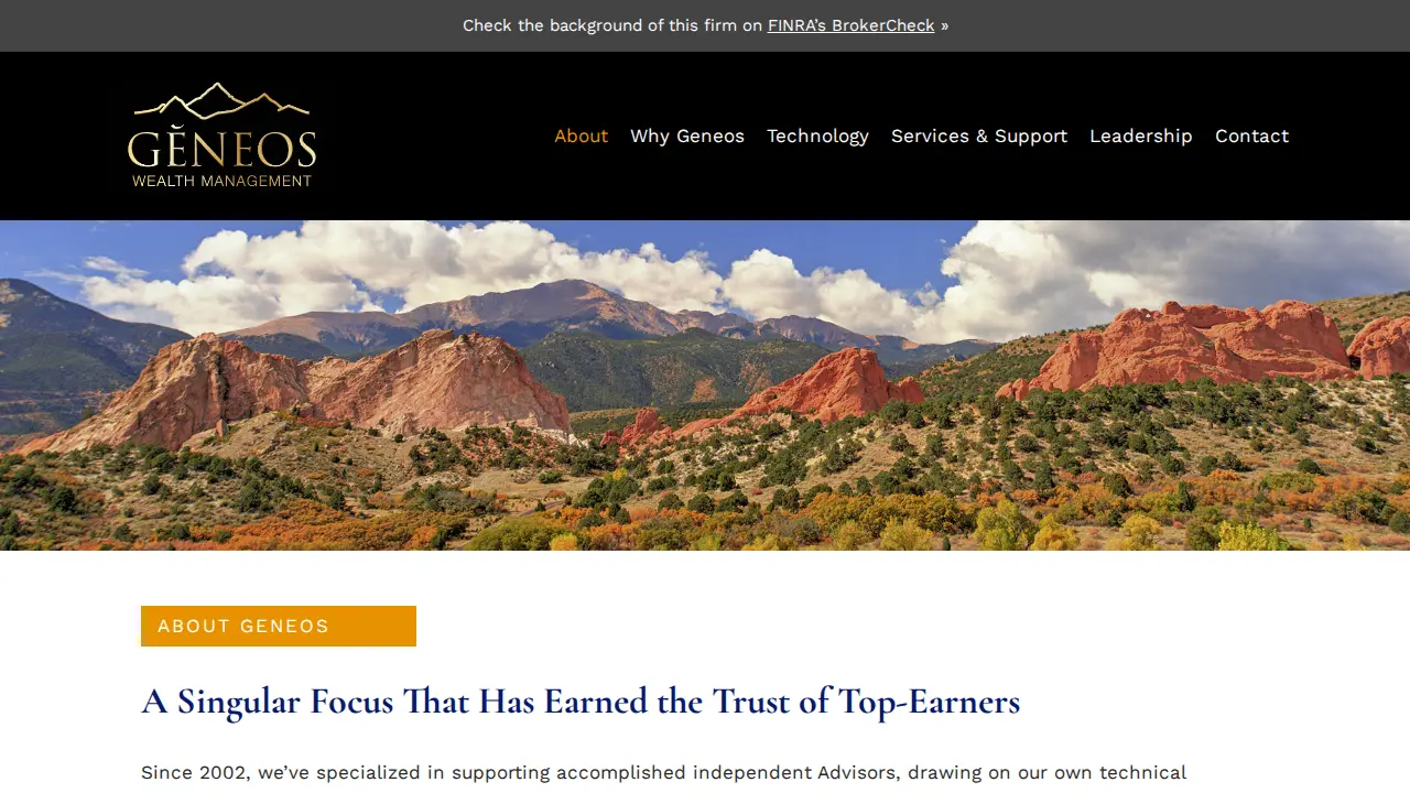 Geneos Wealth Management Inc page