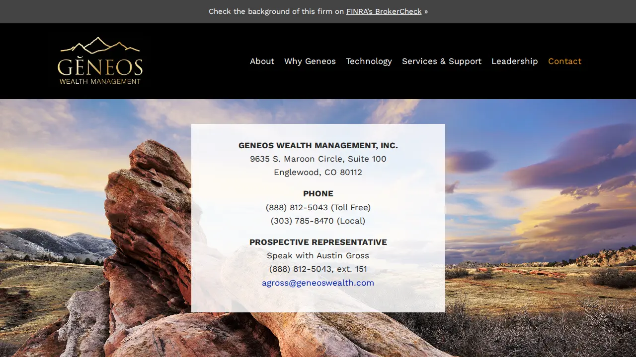Geneos Wealth Management Inc page