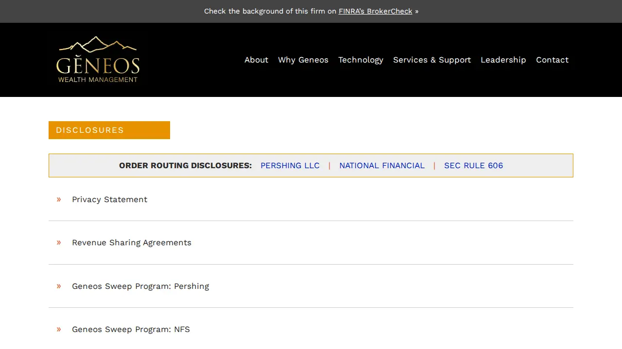 Geneos Wealth Management Inc page