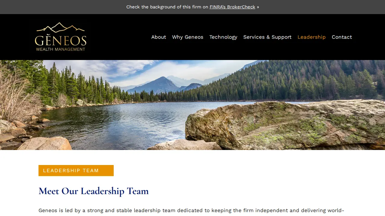 Geneos Wealth Management Inc page