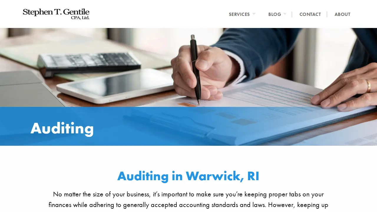 Gentile Stephen T CPA page