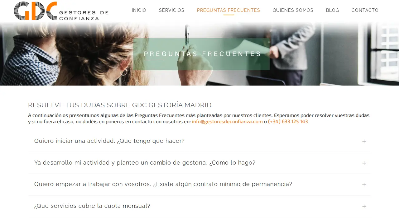 GDC | Gestores de confianza page