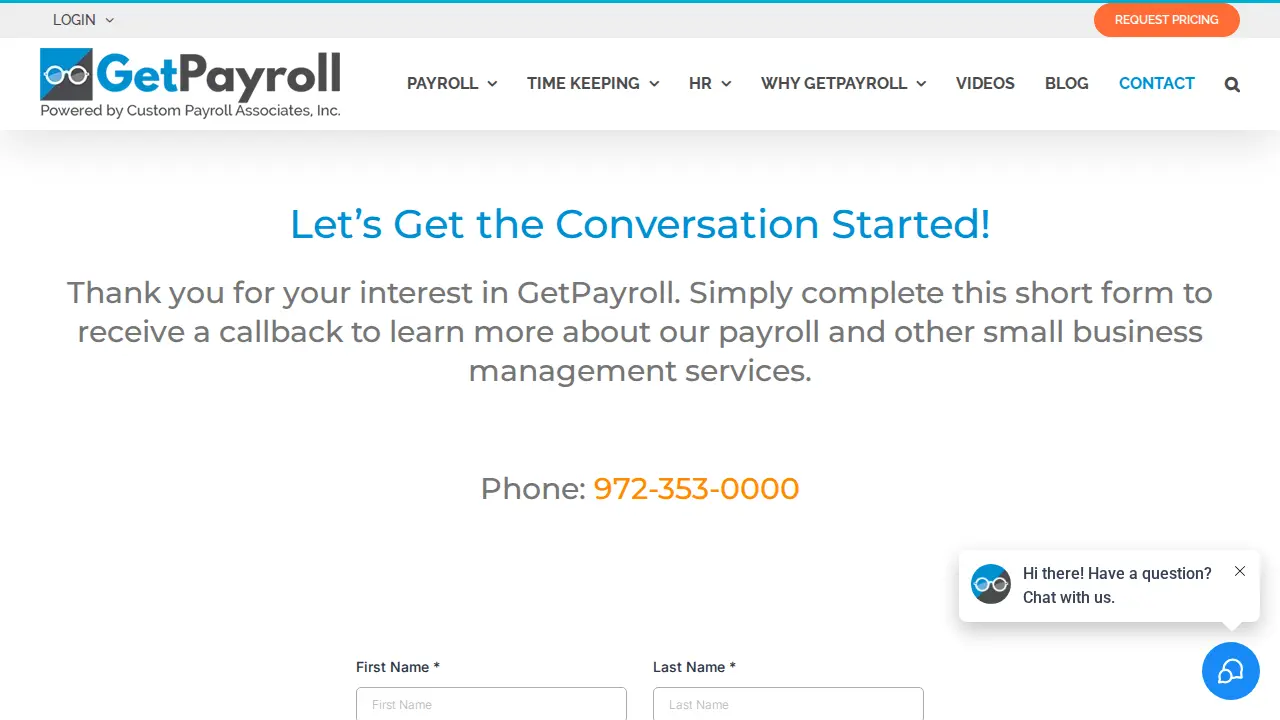 GetPayroll page
