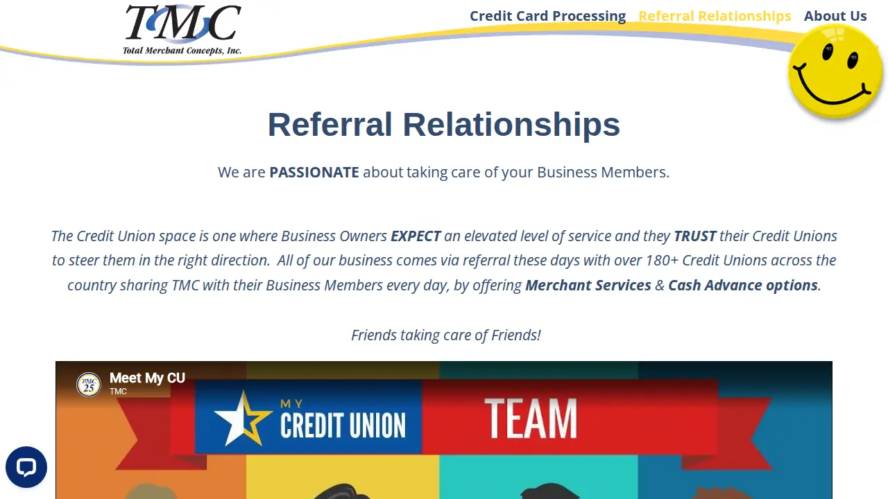 Total Merchant Concepts Inc page