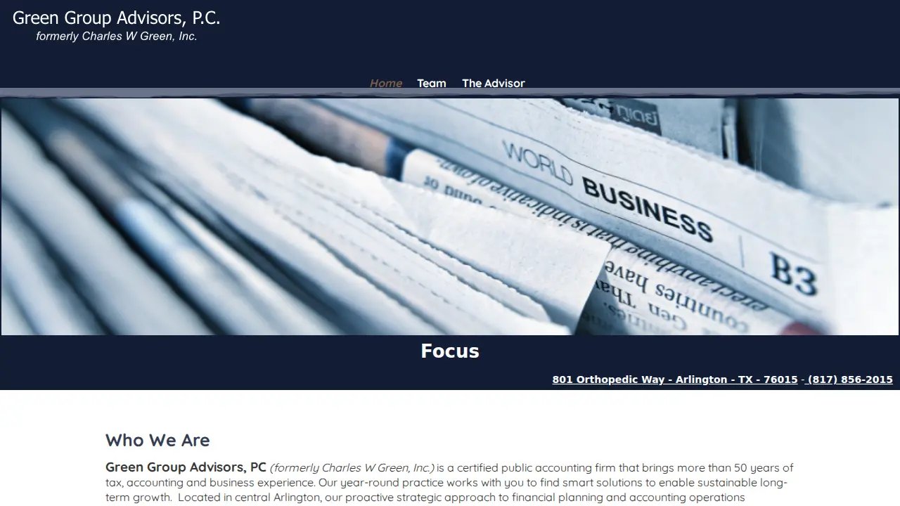 Green Group Advisors, P.C.