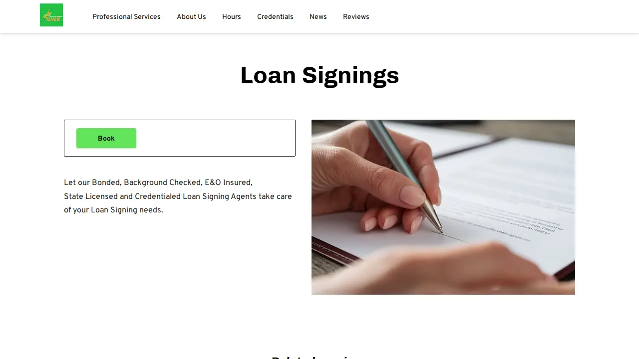 GHEB NOTARY PRO SOLUTIONS page