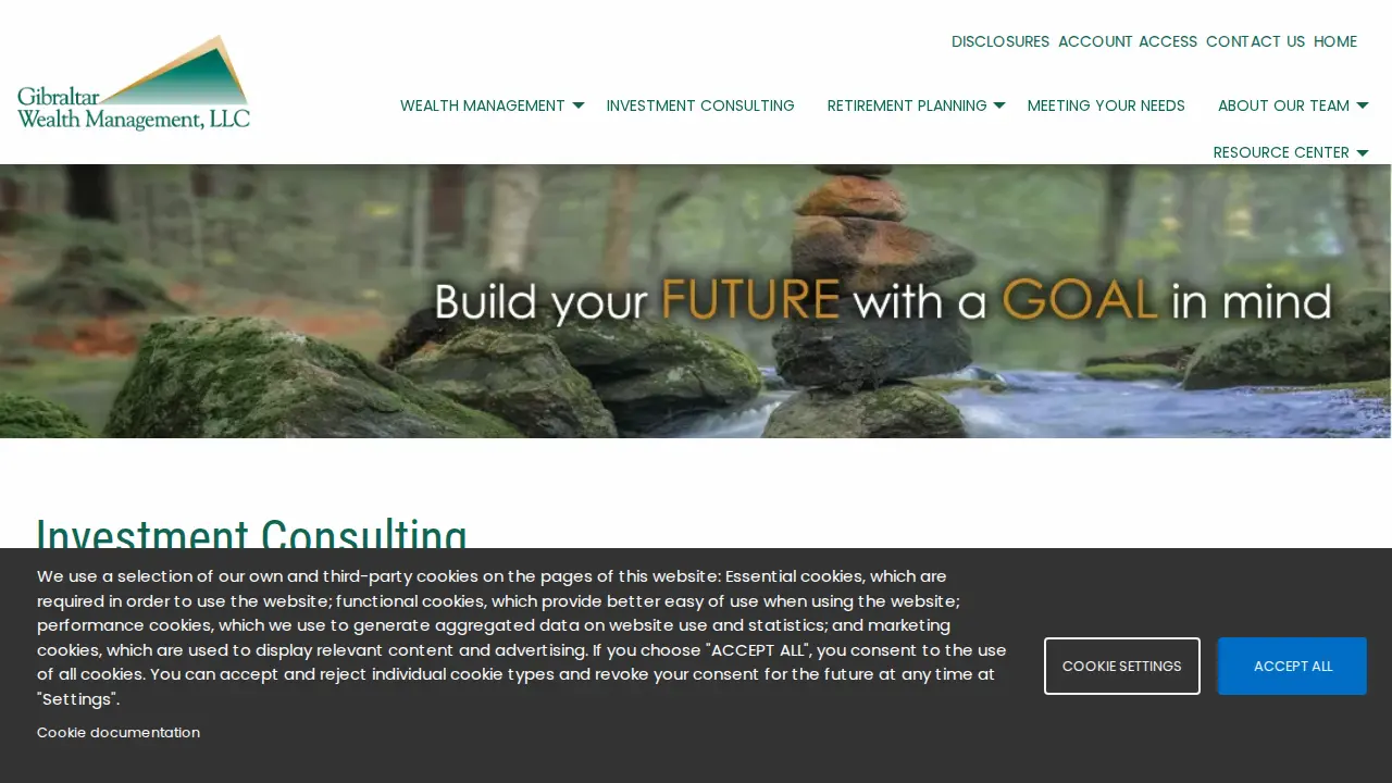 Gibraltar Wealth Management page