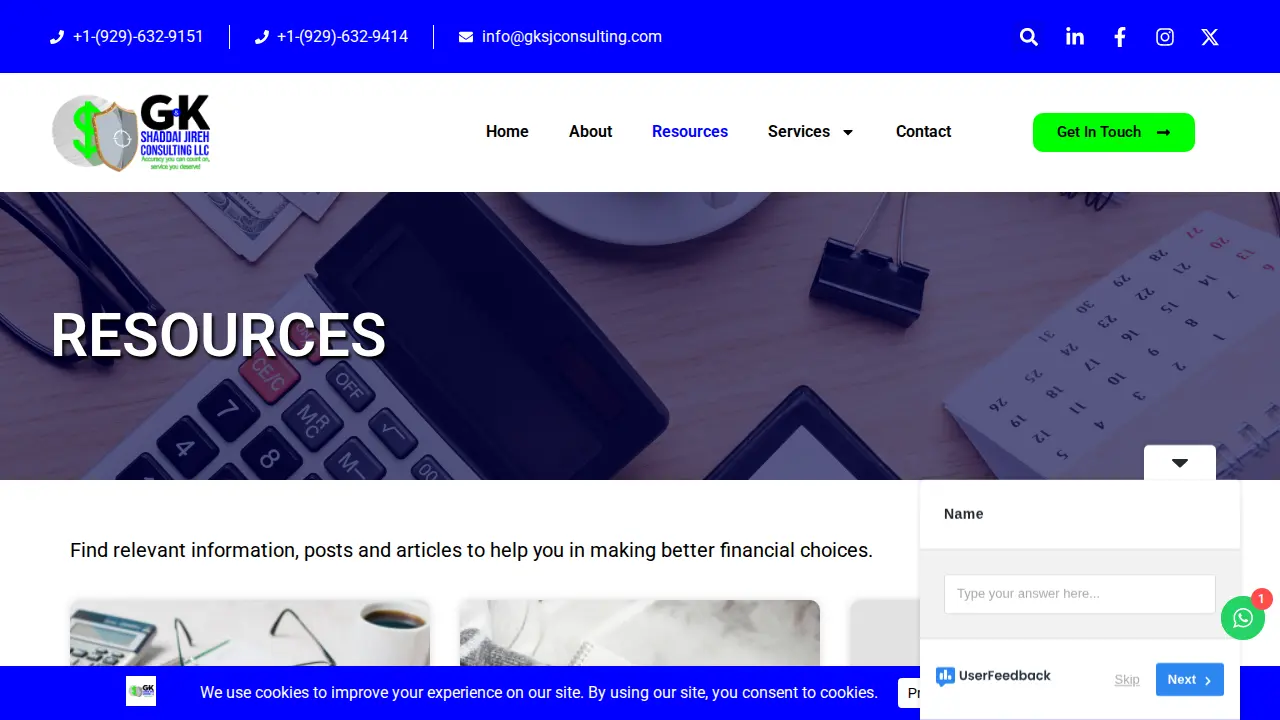 GK Shaddai Jireh Consulting page