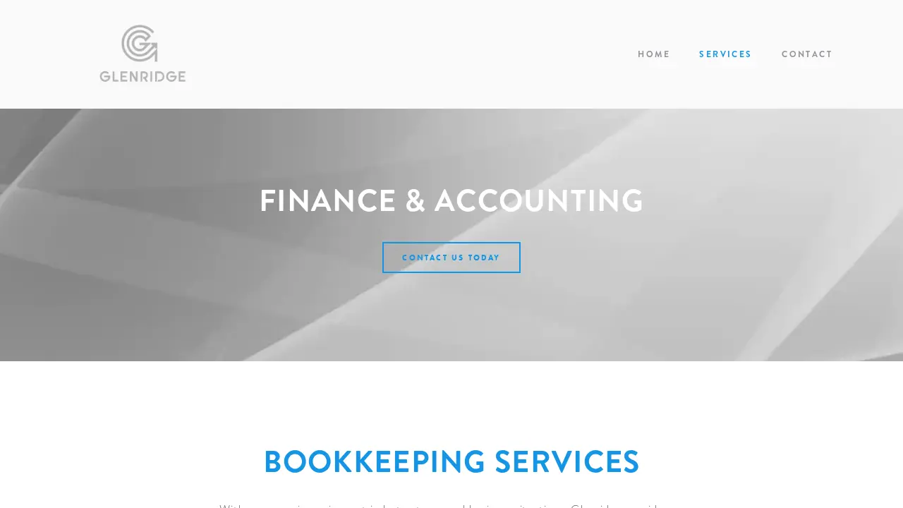 Glenridge Tax Services page