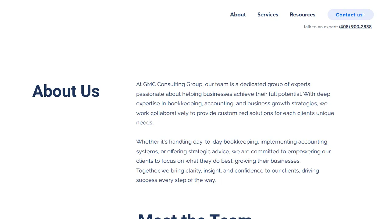 GMC Consulting Group page