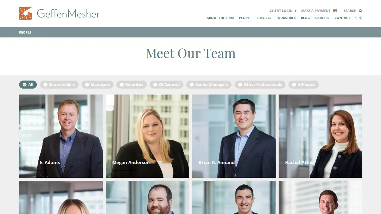 Geffen Mesher & Co. - Vancouver page