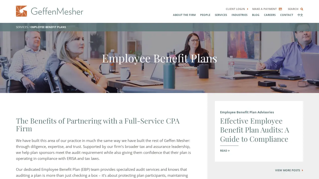 Geffen Mesher & Co. - Vancouver page