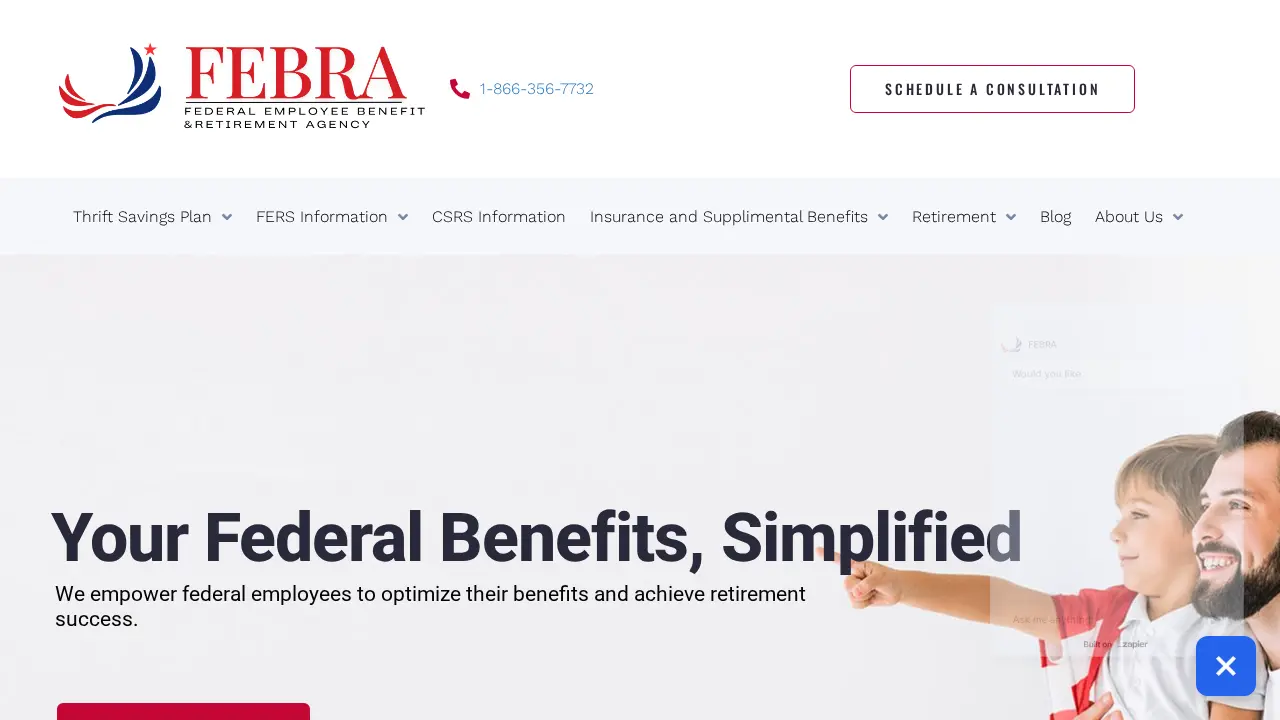 Federal Employee Benefit & Retirement Agency website