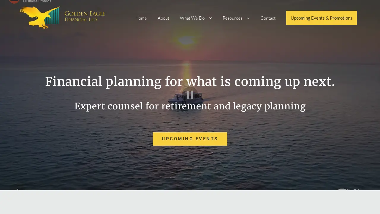 Golden Eagle Financial, Ltd. website