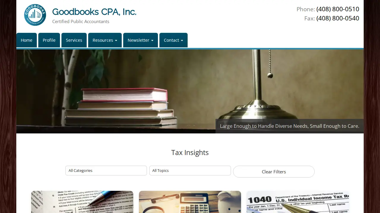 GoodBooks CPA Inc page