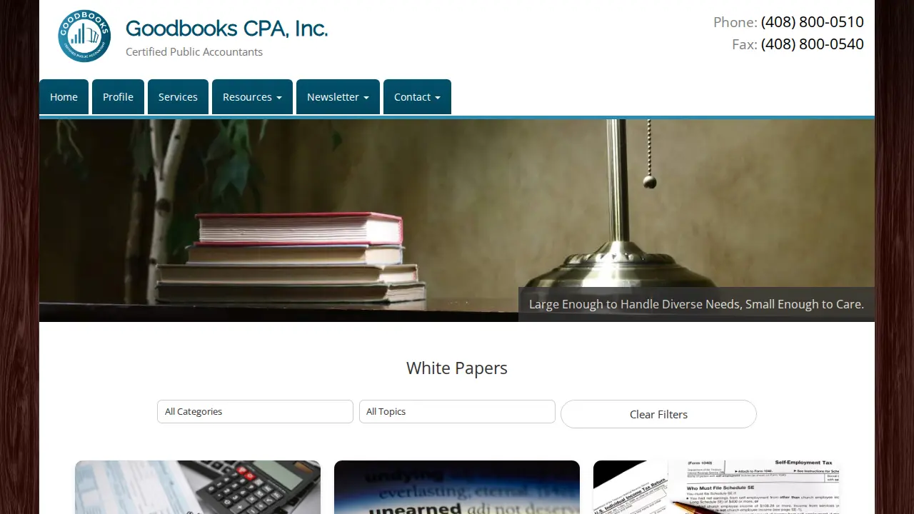 GoodBooks CPA Inc page