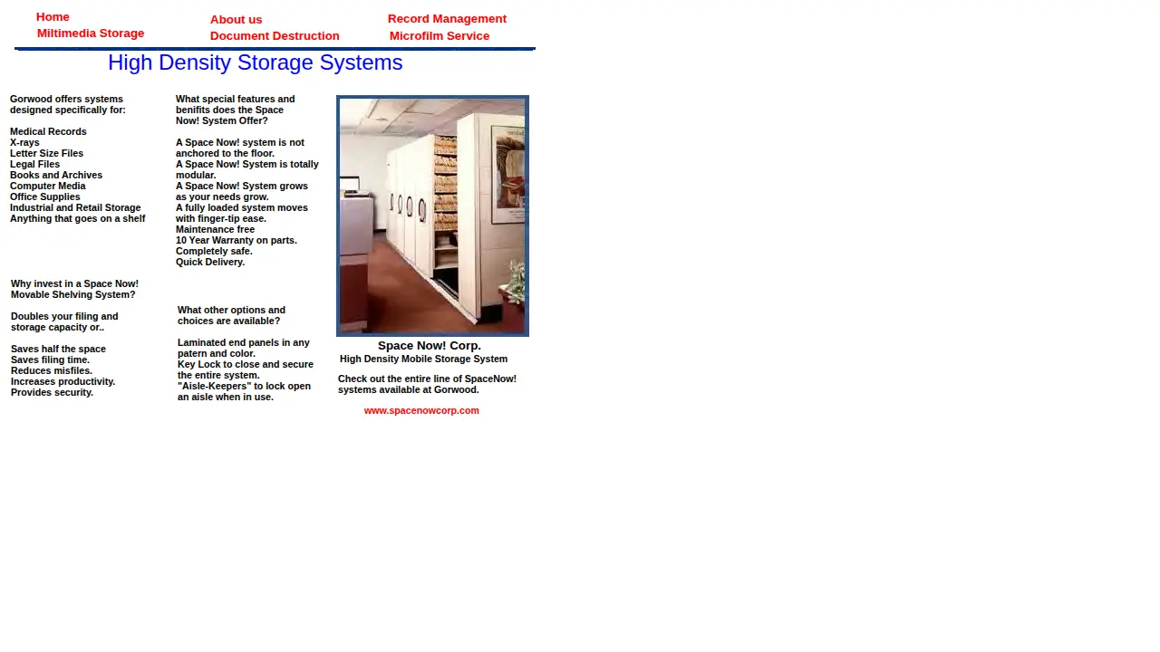 Gorwood Business Services Inc page