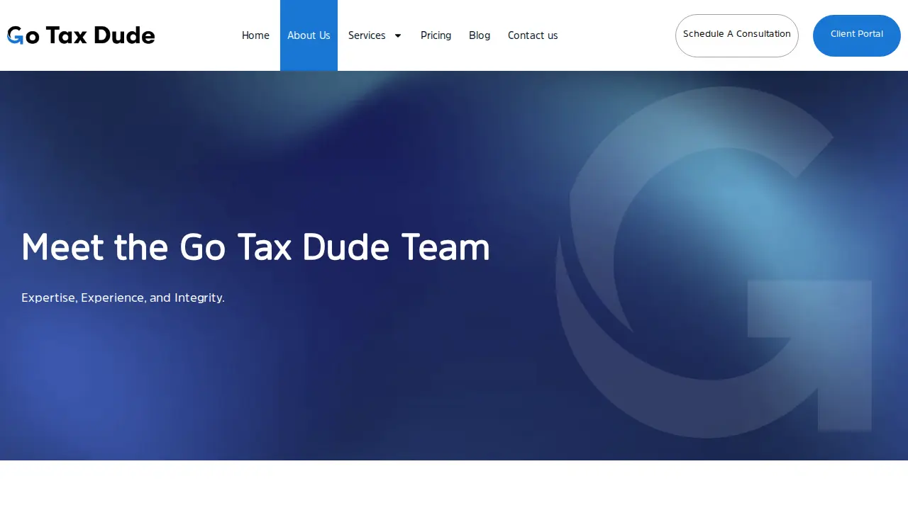 Go Tax Dude, Inc. page