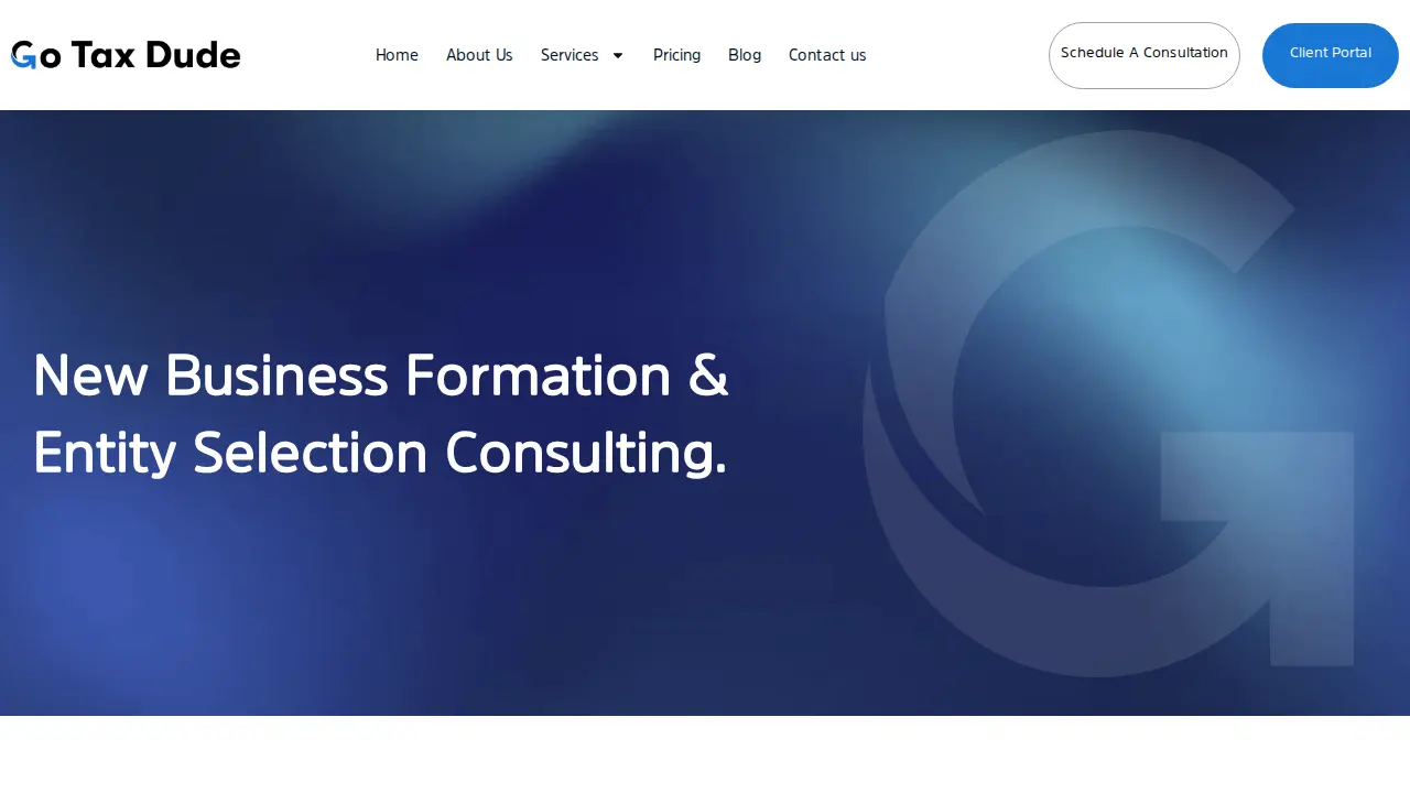 Go Tax Dude, Inc. page